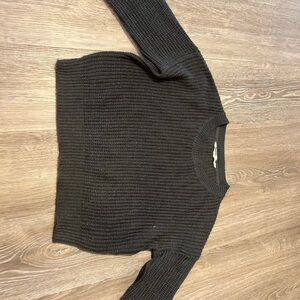 Blue Notes ribbed cropped sweater